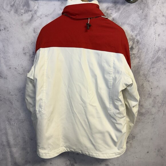 Napapijri Geographic Expedition Team Jacket Winter Coat Parka Mens Large White - Picture 2 of 16